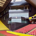 Tribuna del estadio de fútbol del Watford FC